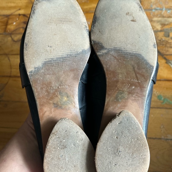 Maguire lambskin Black Leather Loafers - Picture 5 of 7